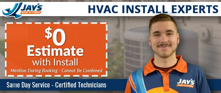 greensboro HVAC Install Jay's Heating, Air & Plumbing.